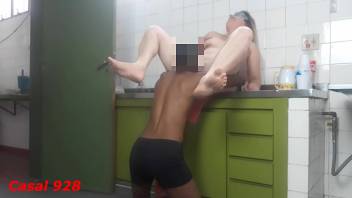 Novinho (Joota17) took my wife in the kitchen and then took him to the bedroom (part 1)