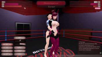 Kinky Fight Club [Wrestling Hentai game] Ep.1 hard pegging sex fight on the ring for a slutty bunnygirl